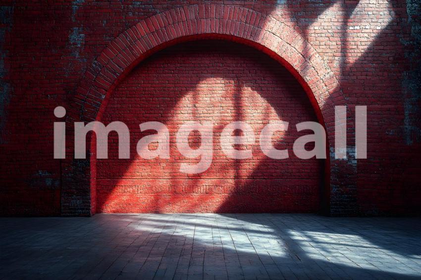 024 shadowed brick archway 45 backdrops bd25566