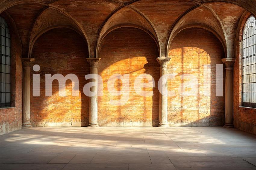 025 shadowed brick archway 45 backdrops bd25566