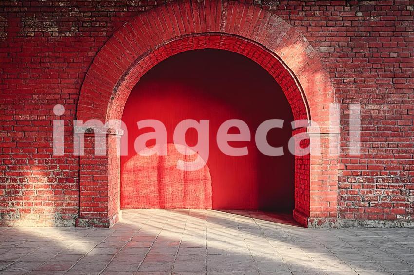 027 shadowed brick archway 45 backdrops bd25566