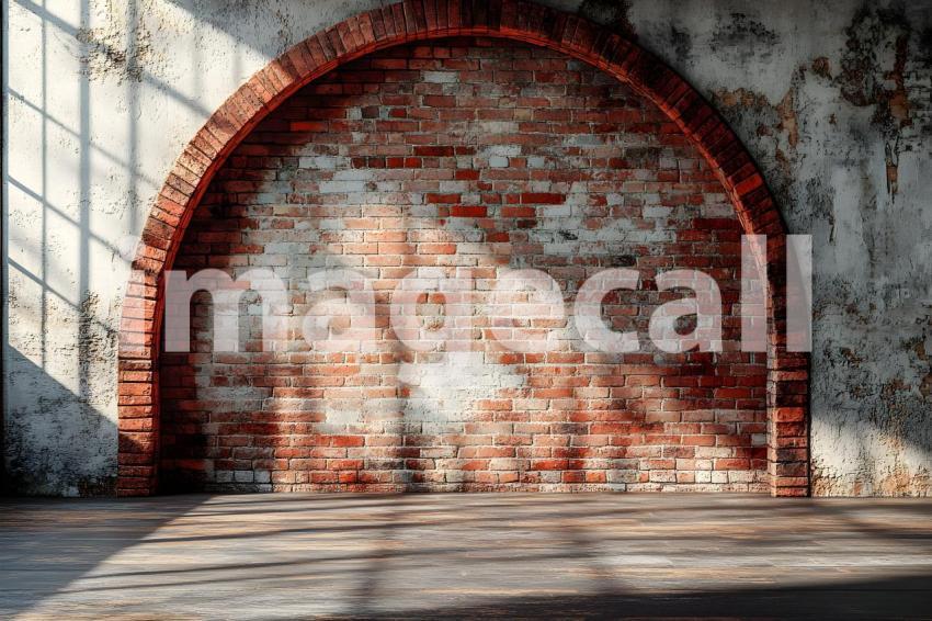 028 shadowed brick archway 45 backdrops bd25566