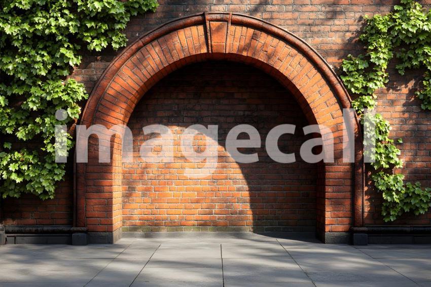 031 shadowed brick archway 45 backdrops bd25566