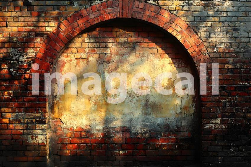 030 shadowed brick archway 45 backdrops bd25566