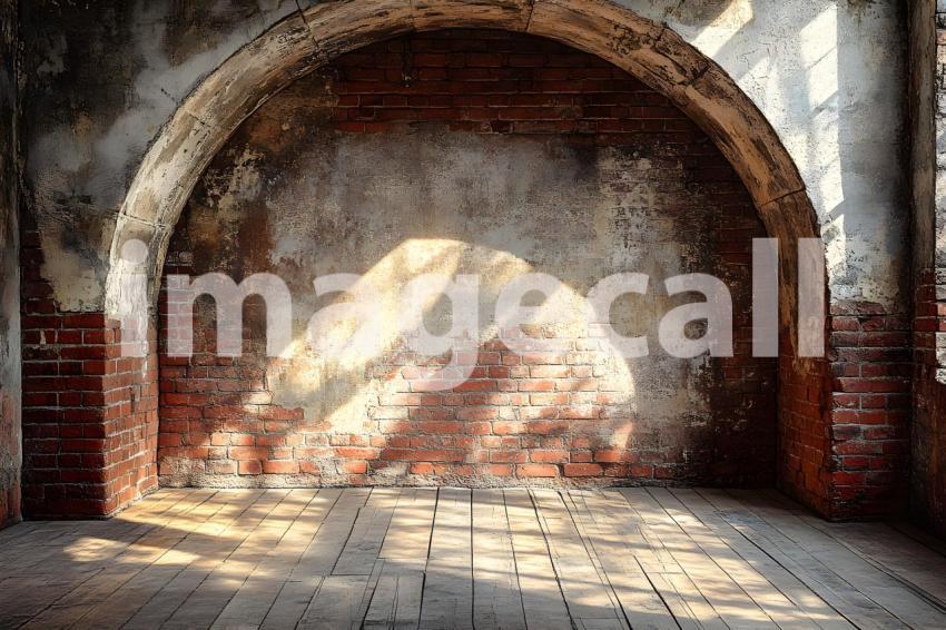 034 shadowed brick archway 45 backdrops bd25566
