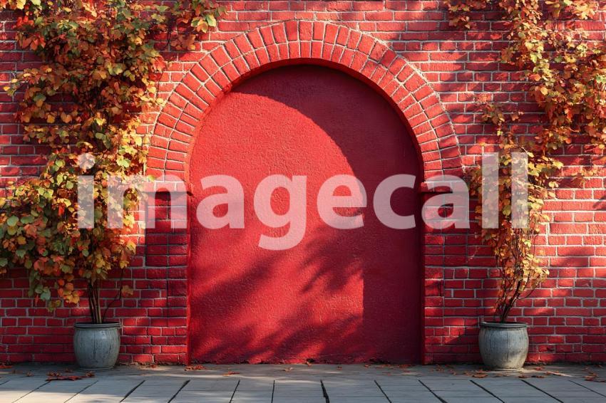 048 shadowed brick archway 45 backdrops bd25566