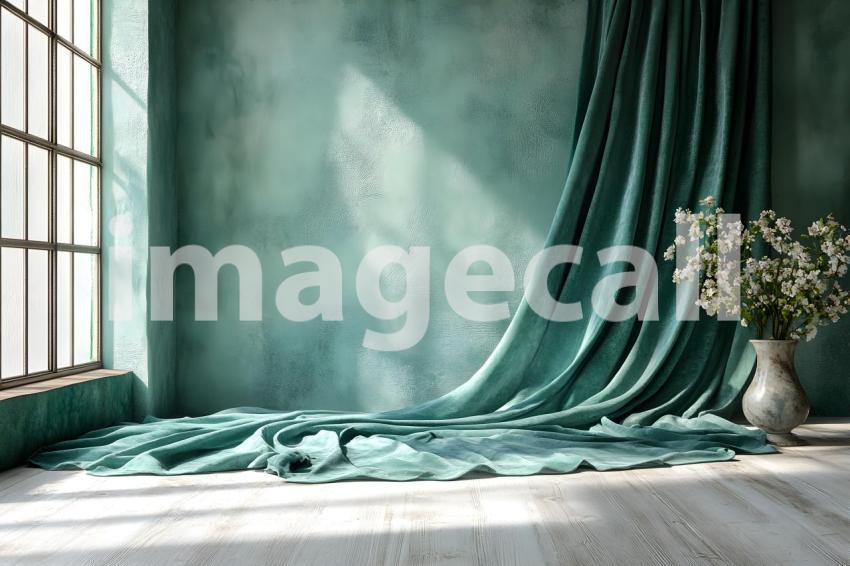 Abc1323 Green shooting set programm curtain vintage 1960 glam 417bdd03 6dab 46e7 9630 d05b6c5cd031 0