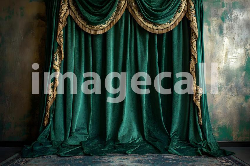 Abc1323 Green shooting set programm curtain vintage 1960 glam 42ec6ab5 f7c8 48c2 9618 58630d6b6a41 2