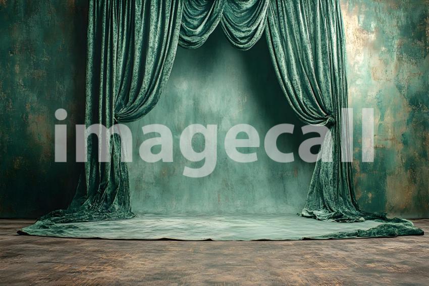 Abc1323 Green shooting set programm curtain vintage 1960 glam 8cfc94ed 42fd 49ec 9d85 152e9de4b66c 0