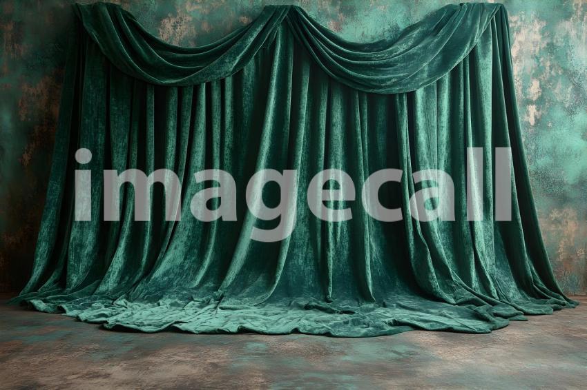 Abc1323 Green shooting set programm curtain vintage 1960 glam 0ae8f0a8 7a66 4dce a58a 9e2ff270c48f 2