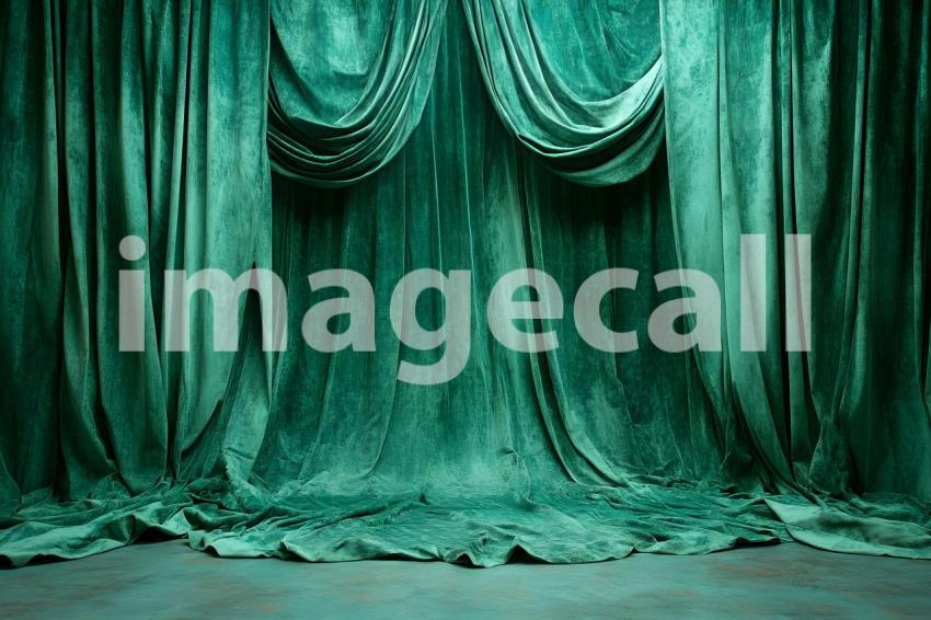 Abc1323 Green shooting set programm curtain vintage 1960 glam ddc01674 6c1d 40bd 8fdc 81ad7f75f829 0