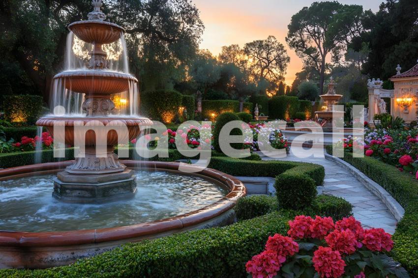 Abc1323 An ornate Baroque garden with fountains vibrant flowe 6f9ae2ce 82b6 4608 84ba d218cc2afb3c 1