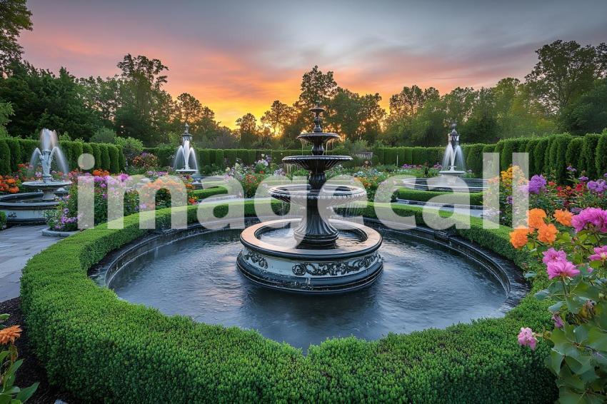Abc1323 An ornate Baroque garden with fountains vibrant flowe 6f9ae2ce 82b6 4608 84ba d218cc2afb3c 2