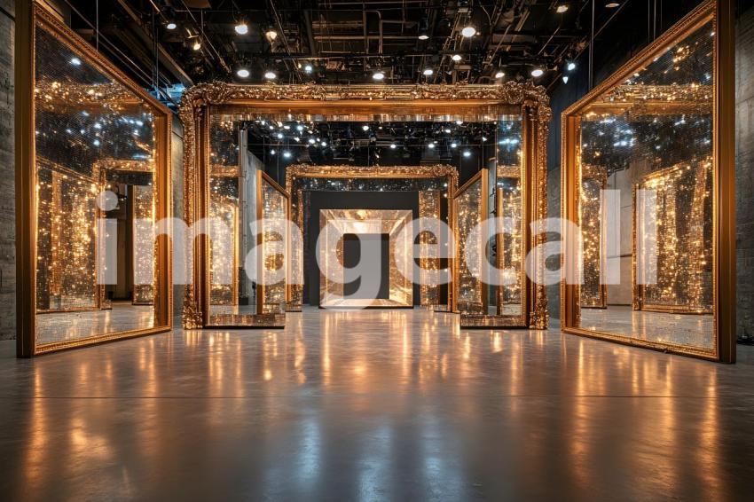 Clips12345 Art Deco Mirror Stage A stage with large reflectiv f15e8aaf 1f37 4a75 bcac d9e357a80ce3 0