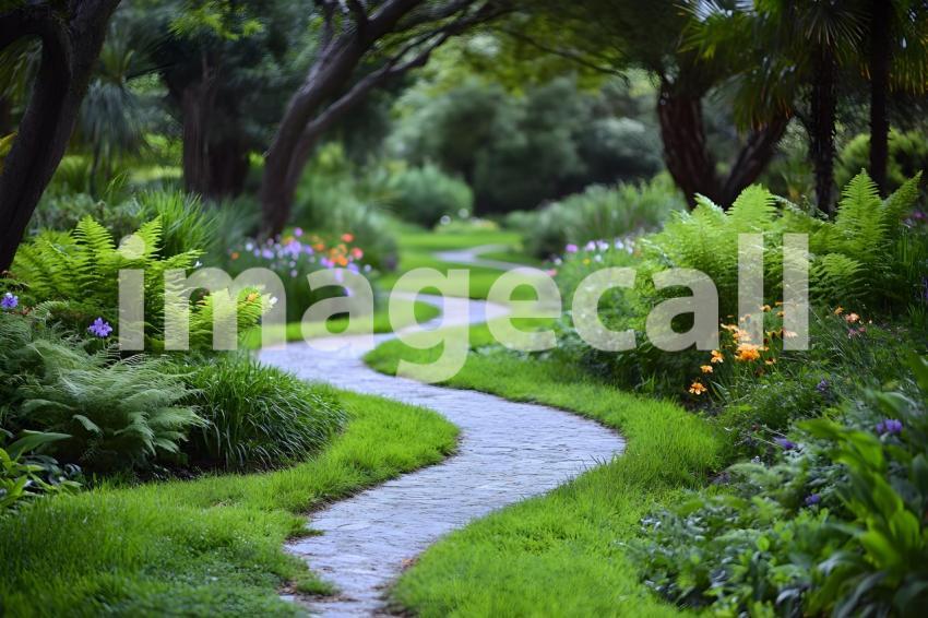 Clips12345 Botanical Bliss A lush green botanical garden with w c829cac4 5ab8 4aa4 9ff9 3792a0eea0f8 part2