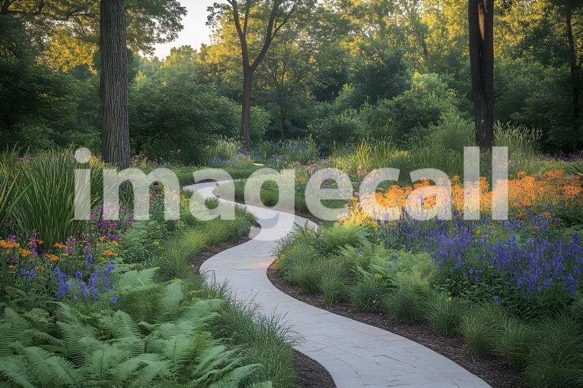 Clips12345 Botanical Bliss A lush green botanical garden with w 3b9375a7 fdb0 45c8 b727 a46b312af9c9 part4