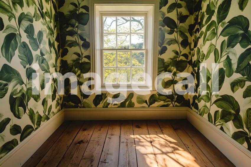 Clips12345 Botanical Wallpaper with Window View A vintage roo c7938262 2509 45a4 b822 aaecb8b48d7d 1