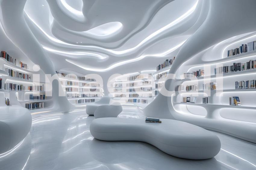 U3644368625 Library of Light and Shadows A futuristic library df85e521 598c 4ca7 9808 705e8262c93e 0