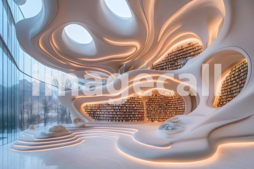 U3644368625 Library of Light and Shadows A futuristic library df85e521 598c 4ca7 9808 705e8262c93e 1