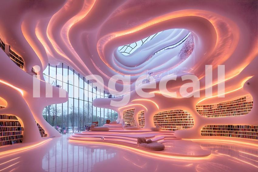 U3644368625 Library of Light and Shadows A futuristic library 26a4d212 efa2 4951 8c0d f91de58425e8 0