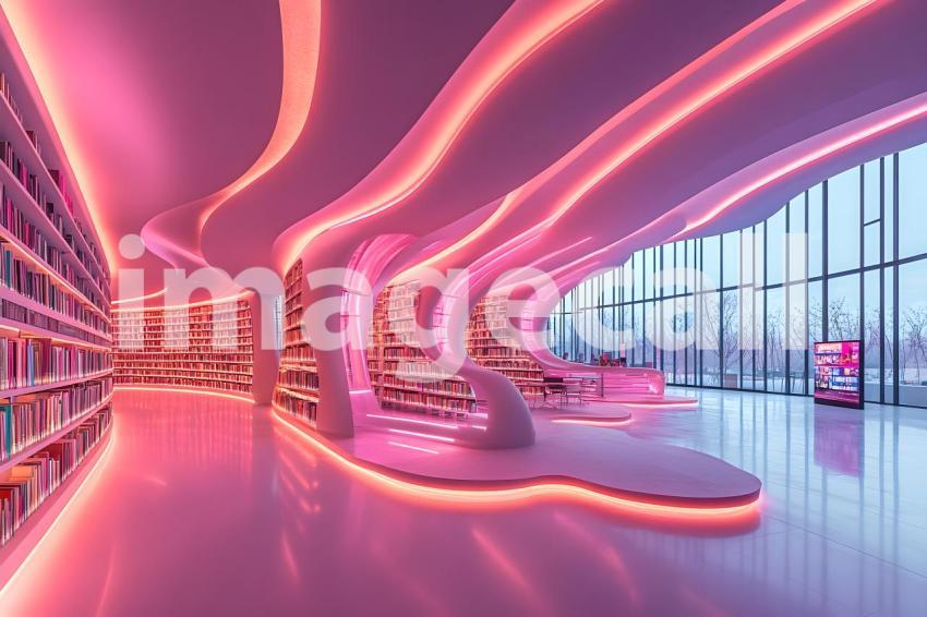 U3644368625 Library of Light and Shadows A futuristic library e6a0cf5d 830d 495f b5e3 552975d2f09d 0