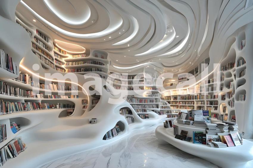 U3644368625 Library of Light and Shadows A futuristic library eaff8733 8245 495b a0c8 92b03899d825 0
