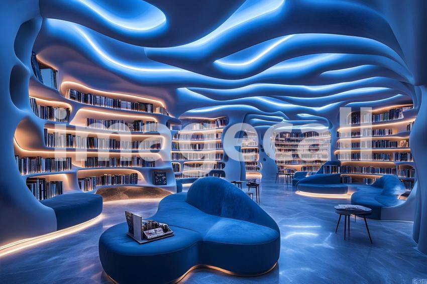 U3644368625 Library of Light and Shadows A futuristic library 7abeba30 f4ac 4d3e a922 96f21bf0c788 3