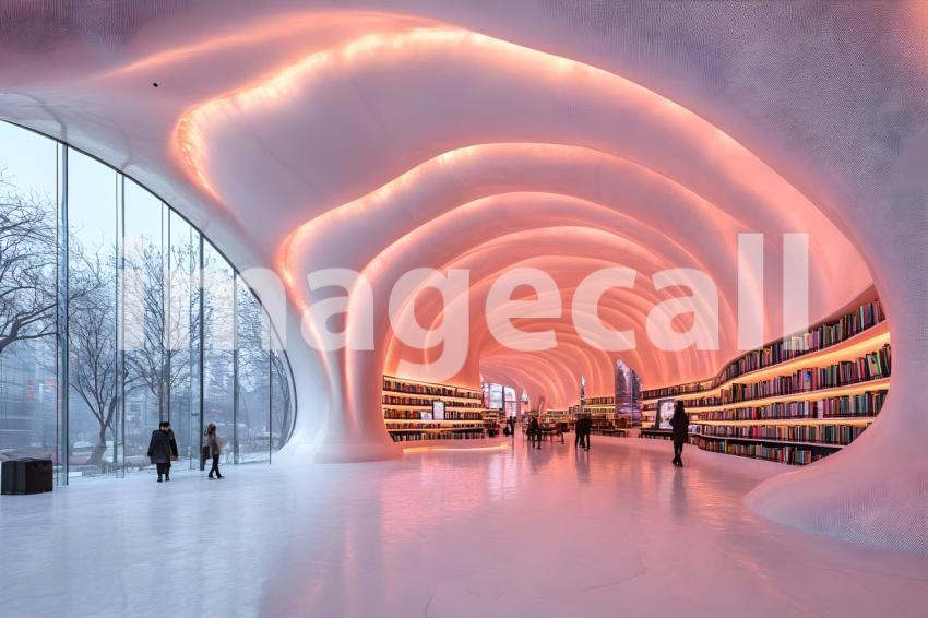 U3644368625 Library of Light and Shadows A futuristic library eaff8733 8245 495b a0c8 92b03899d825 2