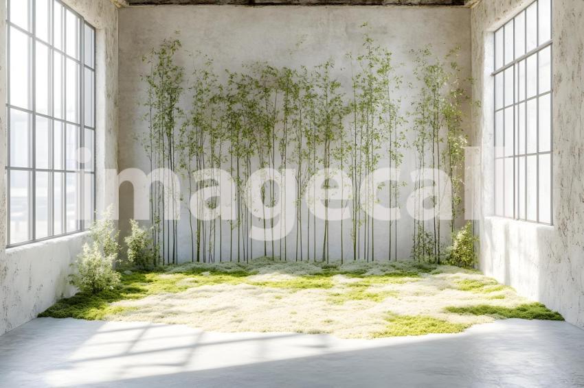 U3644368625 Modern Forest Retreat A serene forest backdrop wi d54ce786 33c9 454e 9826 04b2cc067dcd 1