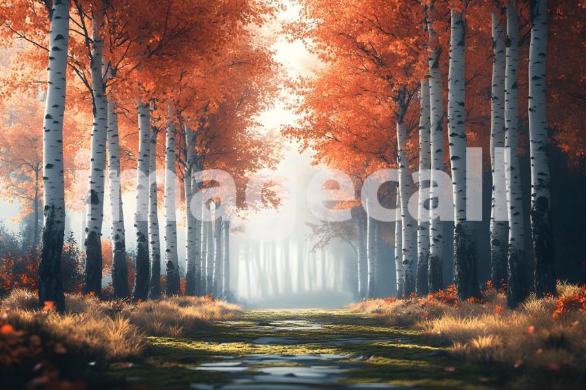 U3644368625 Modern Forest Retreat A serene forest backdrop wi 4aa1d60e 27c9 4526 924c 92a3ccda07ce 3