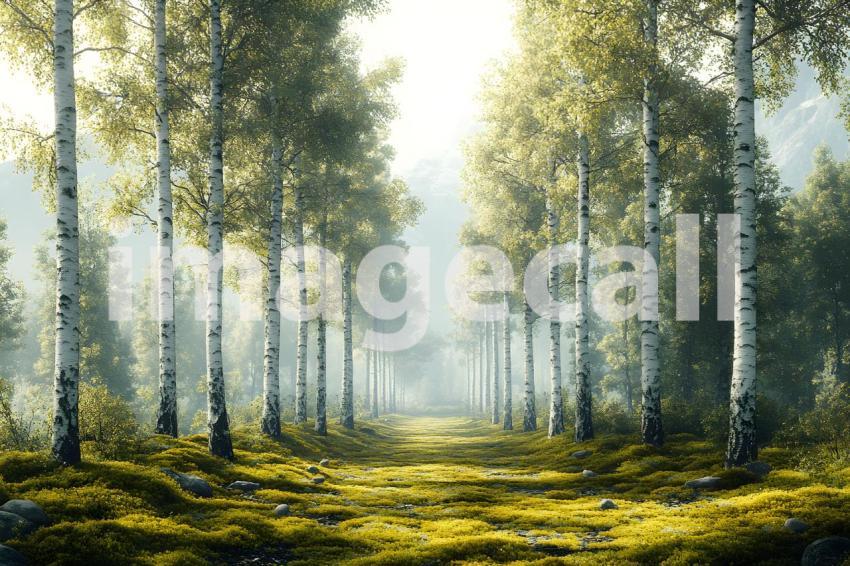 U3644368625 Modern Forest Retreat A serene forest backdrop wi 8049616a 9534 440e 86fd fc957f5624d8 1