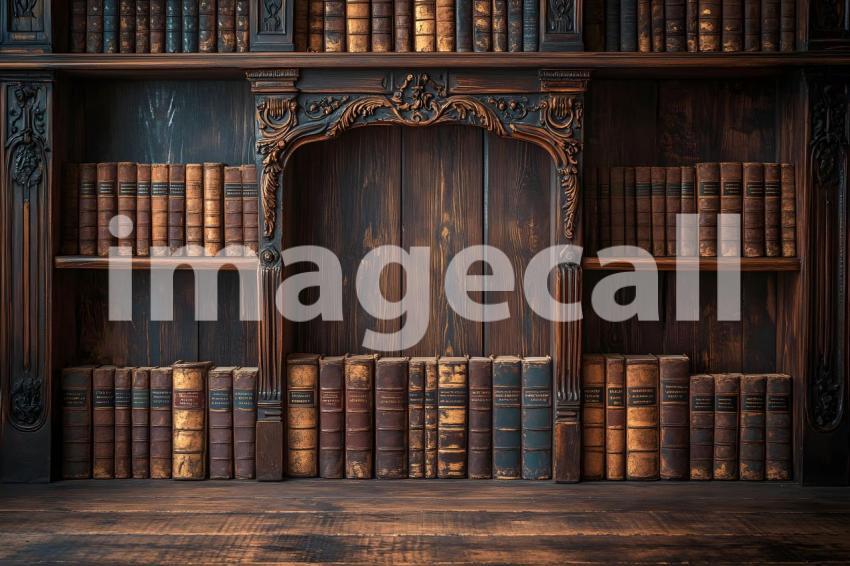 U3644368625 Vintage Library Elegance Rows of antique books in 06a04f52 5b9b 441b b0ca 5b3aef67d3ba 2