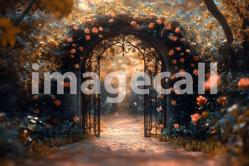 Clips12345 story fairy garden gate backdrop an ornate iron gate 3ef7b0c4 3ad9 47aa 813a 46e028928068 part3