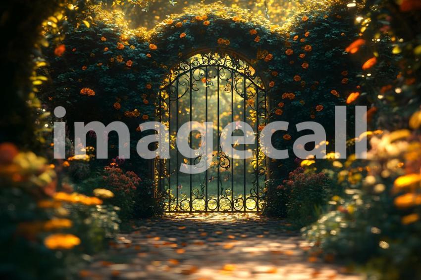 Clips12345 story fairy garden gate backdrop an ornate iron gate 6193739b 0680 4a61 ab5d a4b712856c03 part1