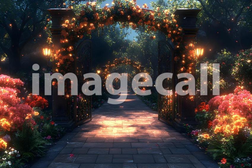 Clips12345 story fairy garden gate backdrop an ornate iron gate 2ffa3299 4b96 419a 9293 8891da3387da part4