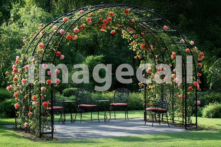 Clips12345 French Botanical Garden A charming rose arbor with c 0588d1d0 ed03 4f2e b5c5 66928ad4c86d part4