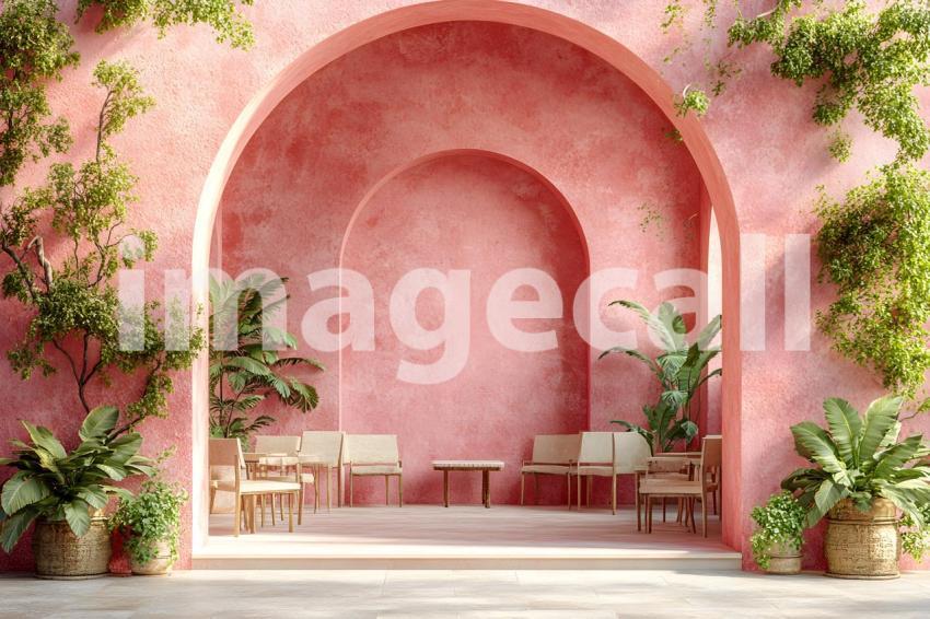 U3644368625 pink terracota middleeastern coffee shop backdrop 93d621d2 4545 43df 83cc 83b549f1d399 2