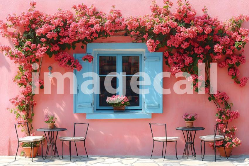 U3644368625 pink terracota middleeastern coffee shop backdrop 550a3c1f 83be 400e 8a62 7253446da645 0