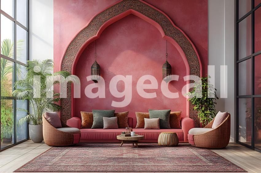 U3644368625 pink terracota middleeastern coffee shop backdrop 550a3c1f 83be 400e 8a62 7253446da645 3