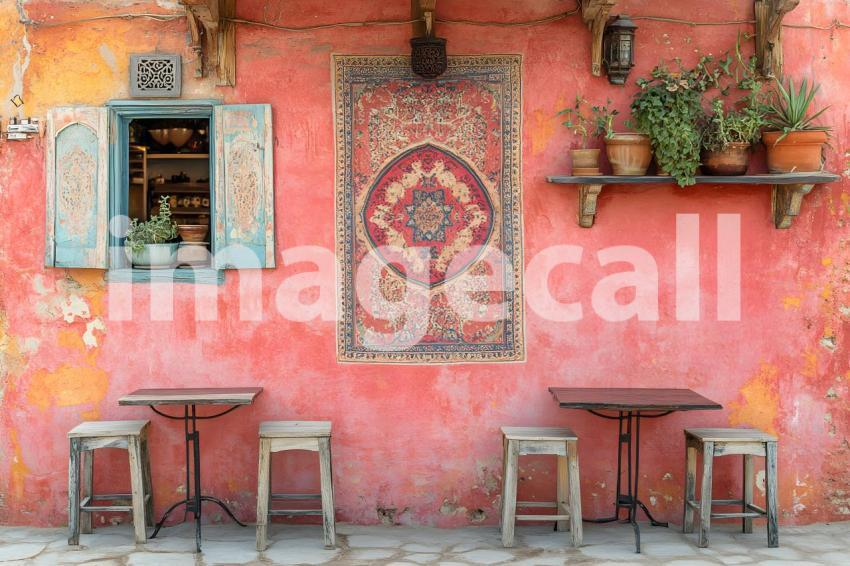 U3644368625 pink terracota middleeastern coffee shop backdrop 12454e6a fb3b 46af b8bf 29e646037813 2