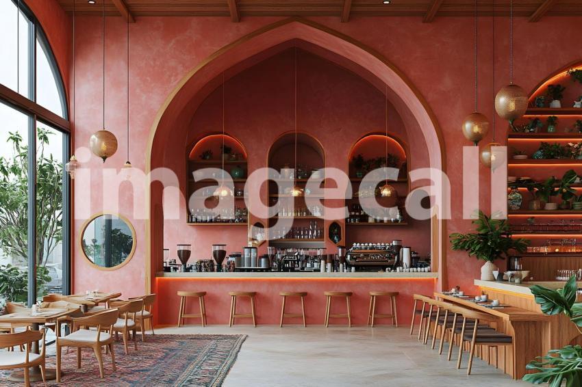 U3644368625 pink terracota middleeastern coffee shop backdrop 91560af5 f41f 40f8 a1a3 ab426cd57bbd 3