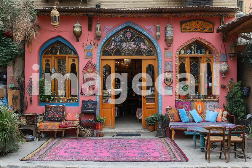 U3644368625 pink terracota middleeastern coffee shop backdrop 93d621d2 4545 43df 83cc 83b549f1d399 1