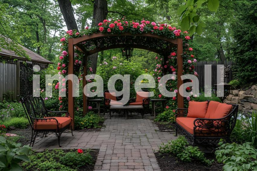 Clips12345 French Botanical Garden A charming rose arbor with c 0588d1d0 ed03 4f2e b5c5 66928ad4c86d part2