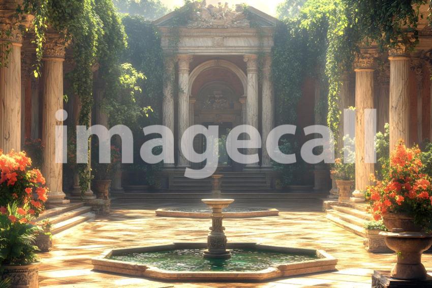 U3644368625 Ancient Roman Courtyard A grand Roman inspired co 9c5fa2d3 db5e 48c2 8b88 ce6b0a3cd35d 0