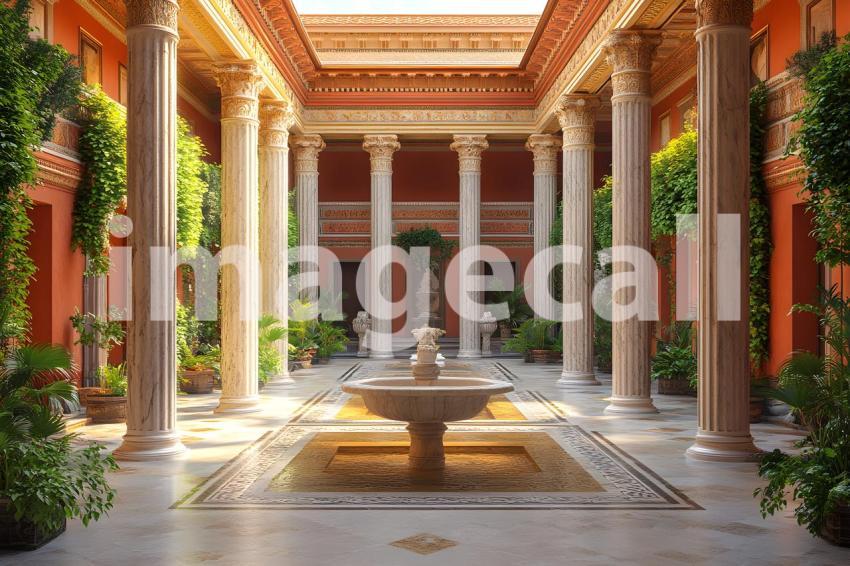 U3644368625 Ancient Roman Courtyard A grand Roman inspired co 9c5fa2d3 db5e 48c2 8b88 ce6b0a3cd35d 2