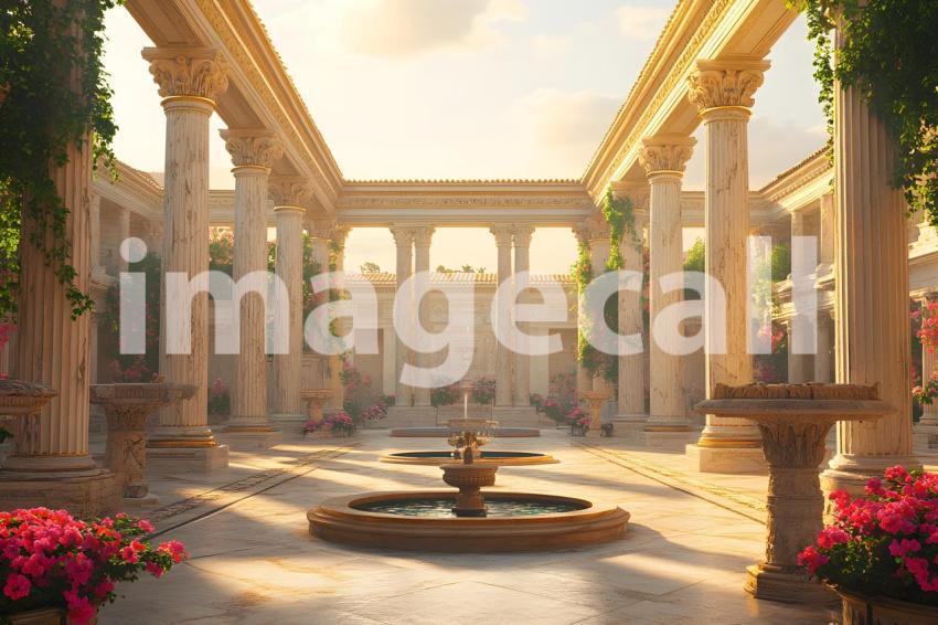 U3644368625 Ancient Roman Courtyard A grand Roman inspired co 9c5fa2d3 db5e 48c2 8b88 ce6b0a3cd35d 3