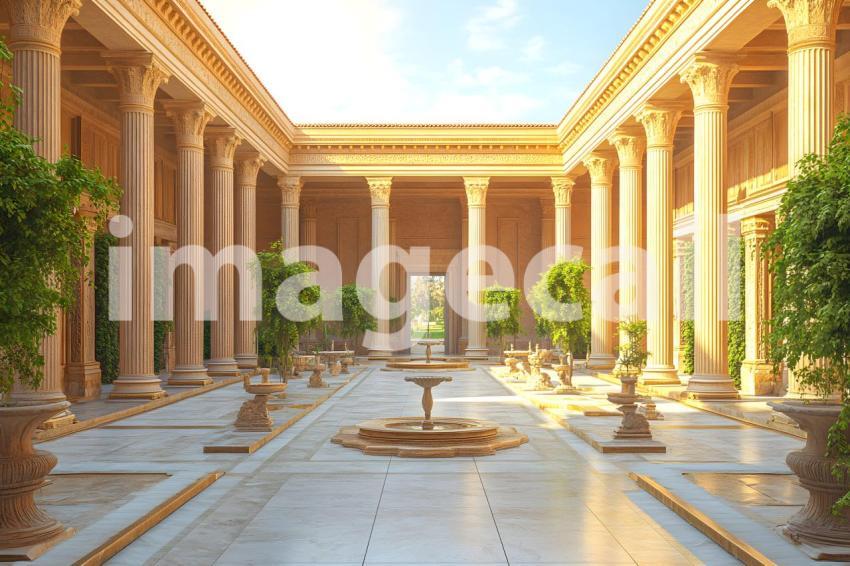 U3644368625 Ancient Roman Courtyard A grand Roman inspired co 10c80343 6421 4ddc bc3c d21df8d0303e 3