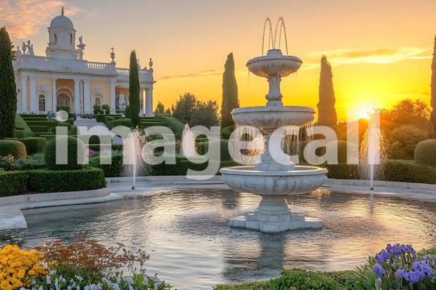 Clips12345 An elegant Baroque garden with neatly arranged topia 8dcc1036 ad68 485b a032 deb818857074 part3