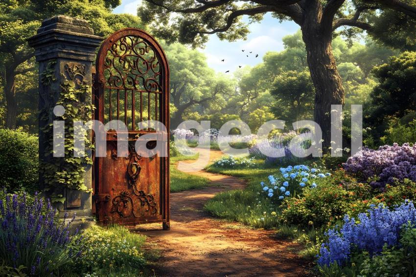 Abc1323 Secret Garden with Antique Gate A secret garden enclo 50b342db c20f 457b 977e 75bedfa321fb 0