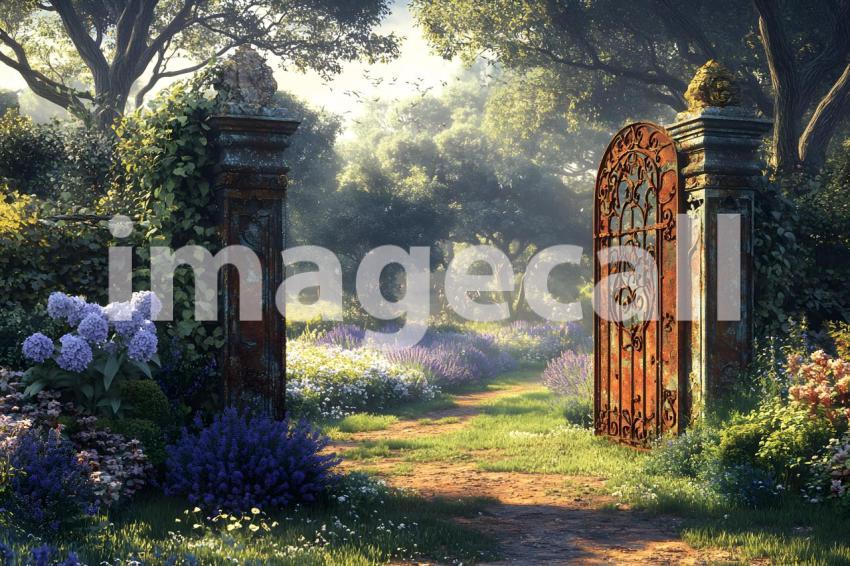 Abc1323 Secret Garden with Antique Gate A secret garden enclo 50b342db c20f 457b 977e 75bedfa321fb 1