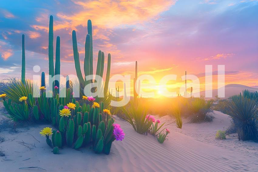 U3644368625 Botanical Desert Oasis A serene desert scene with 3e203df7 fdd1 4dd8 82d4 c35d0a1c9db3 1