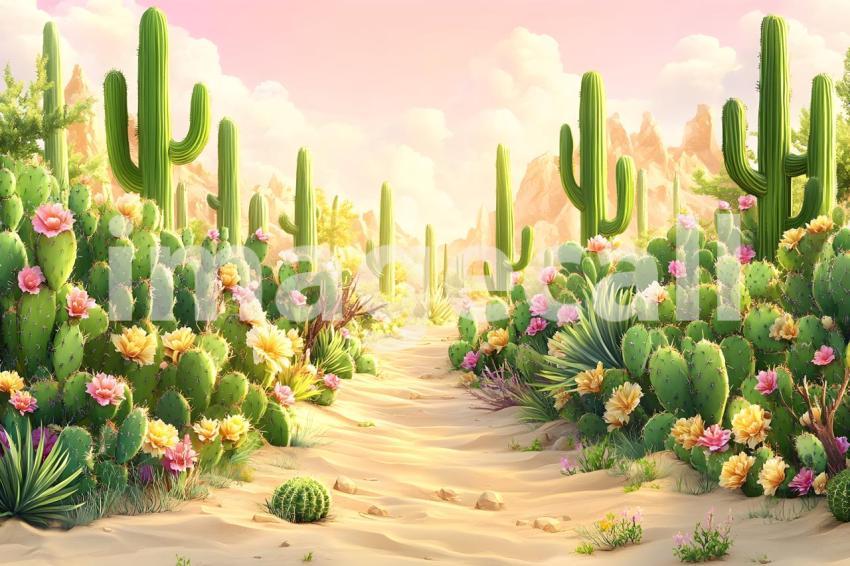 U3644368625 Botanical Desert Oasis A serene desert scene with 5fadf915 e04c 4f5b a4fb 48d5e7a26c96 2
